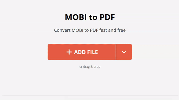 How To Convert MOBI To PDF: Online And Offline Solutions - PDF Candy